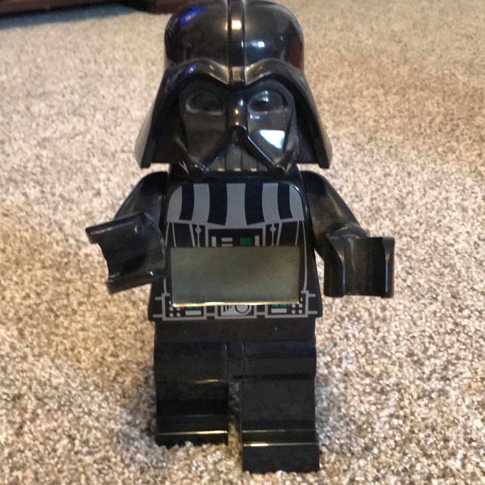 Lego Star Wars Darth Vader alarm clock
